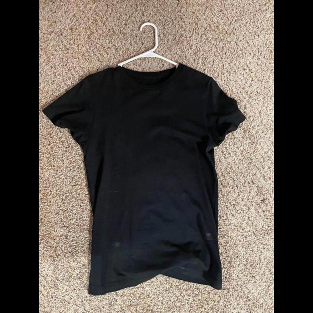 Off-White Men T-Shirt Size M Green Tape